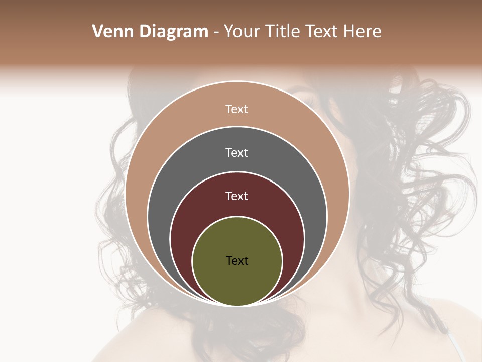 A Woman With A Smile On Her Face PowerPoint Template