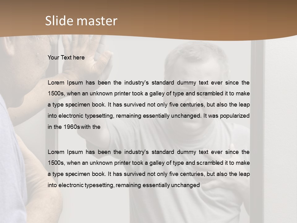 Worried Asian Hurt PowerPoint Template