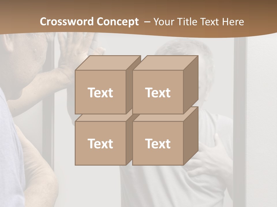 Worried Asian Hurt PowerPoint Template