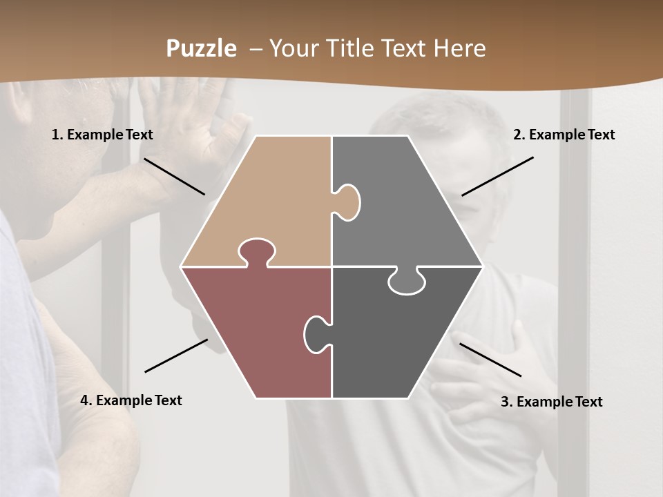 Worried Asian Hurt PowerPoint Template