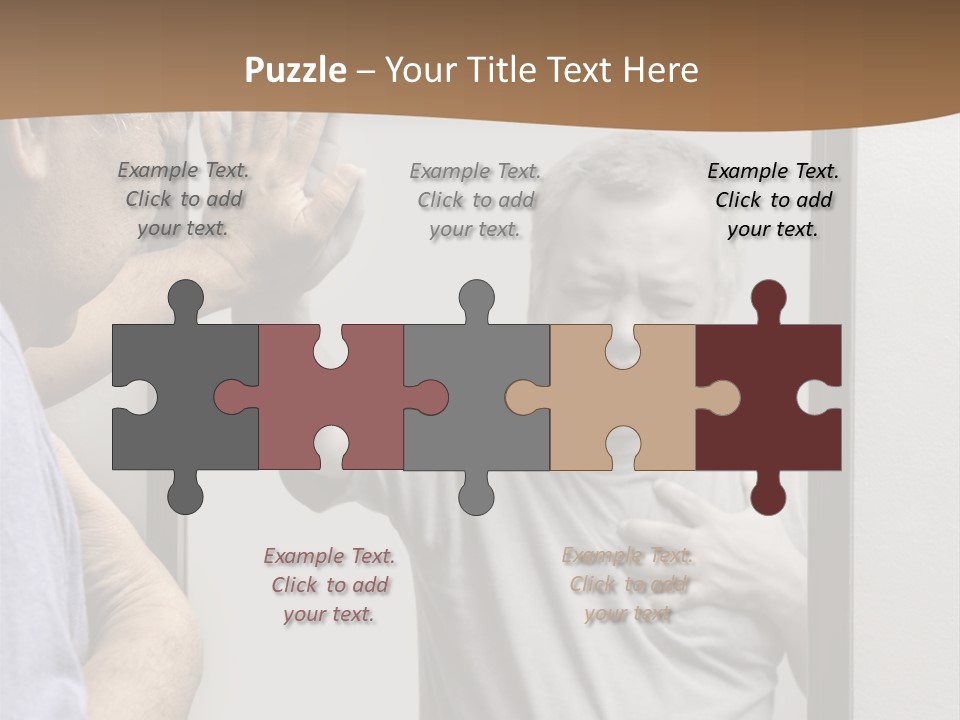 Worried Asian Hurt PowerPoint Template