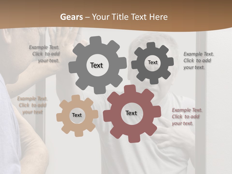 Worried Asian Hurt PowerPoint Template