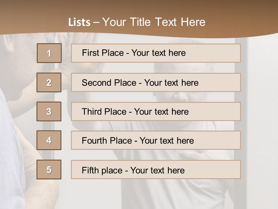 Worried Asian Hurt PowerPoint Template
