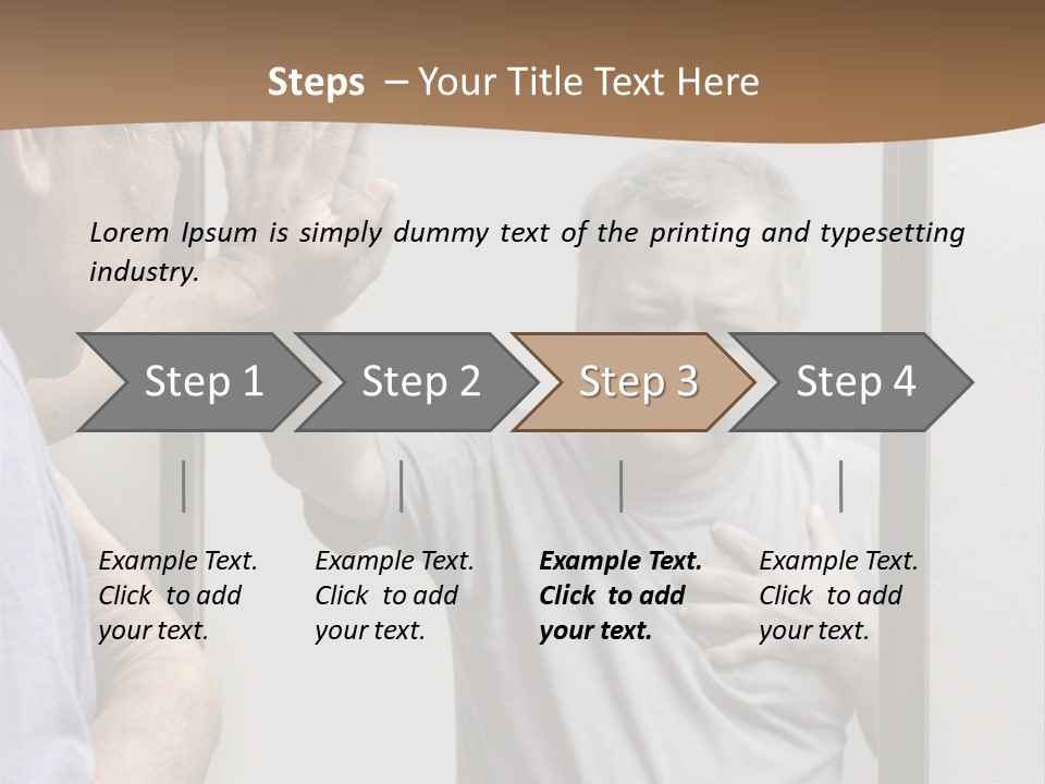Worried Asian Hurt PowerPoint Template