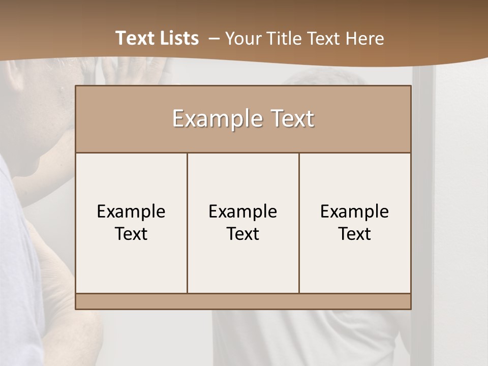 Worried Asian Hurt PowerPoint Template