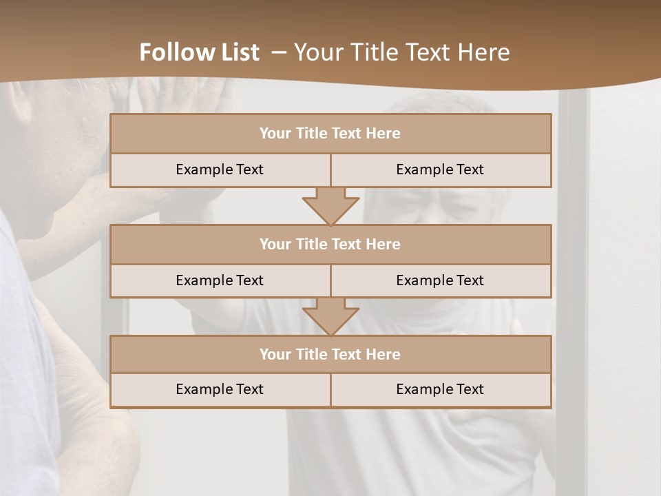 Worried Asian Hurt PowerPoint Template