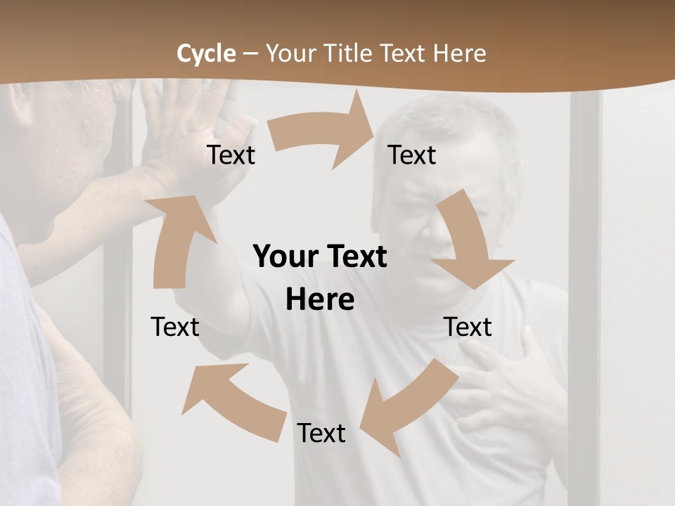 Worried Asian Hurt PowerPoint Template
