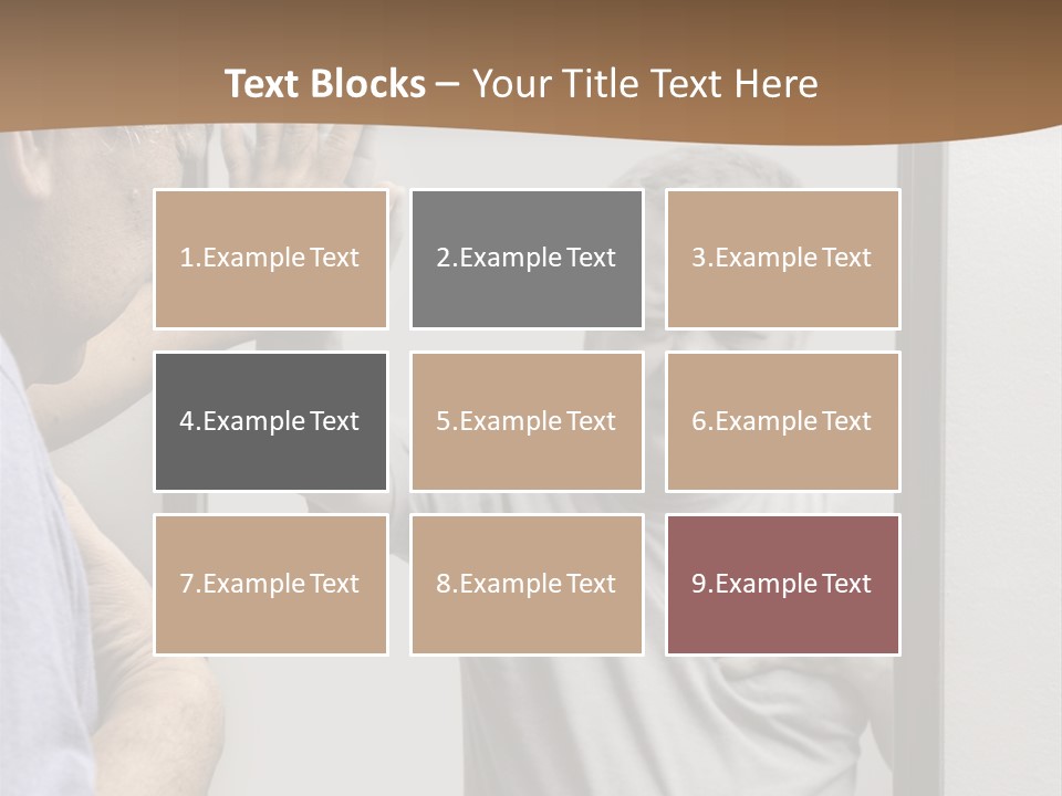 Worried Asian Hurt PowerPoint Template
