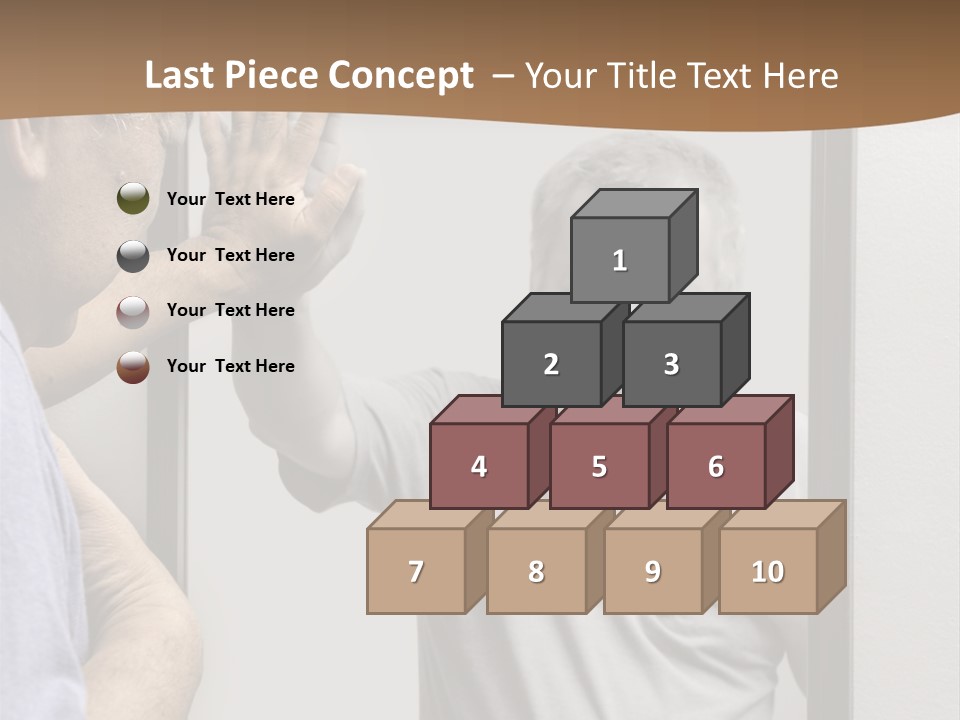 Worried Asian Hurt PowerPoint Template