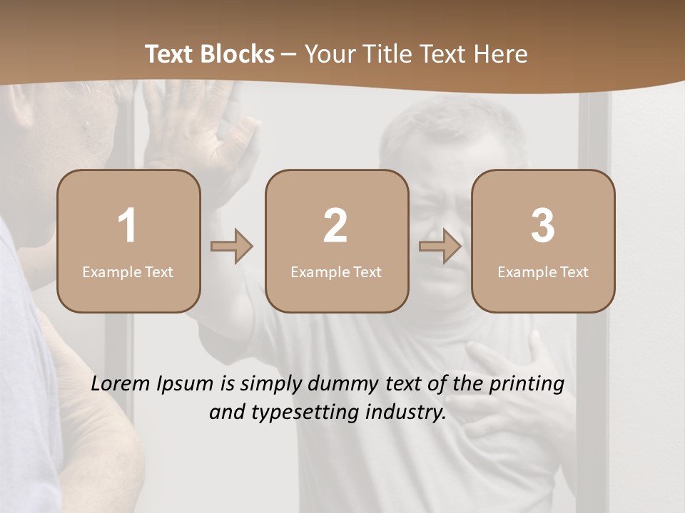 Worried Asian Hurt PowerPoint Template