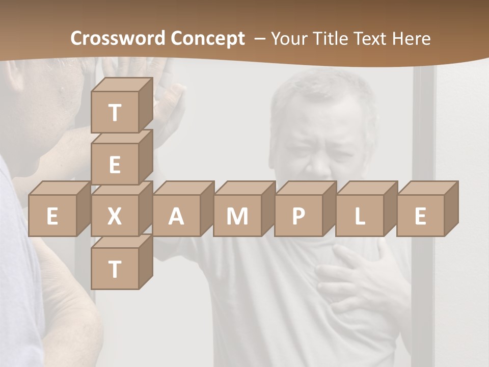 Worried Asian Hurt PowerPoint Template