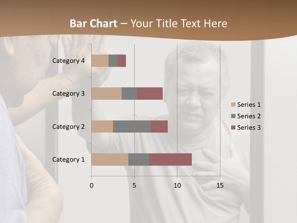 Worried Asian Hurt PowerPoint Template