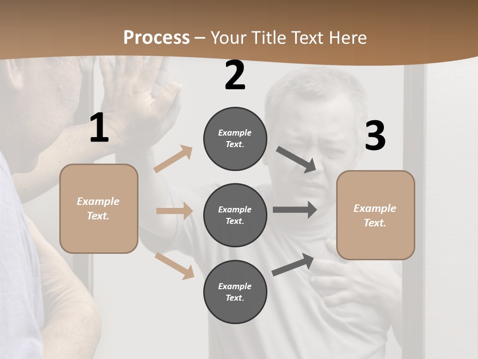 Worried Asian Hurt PowerPoint Template
