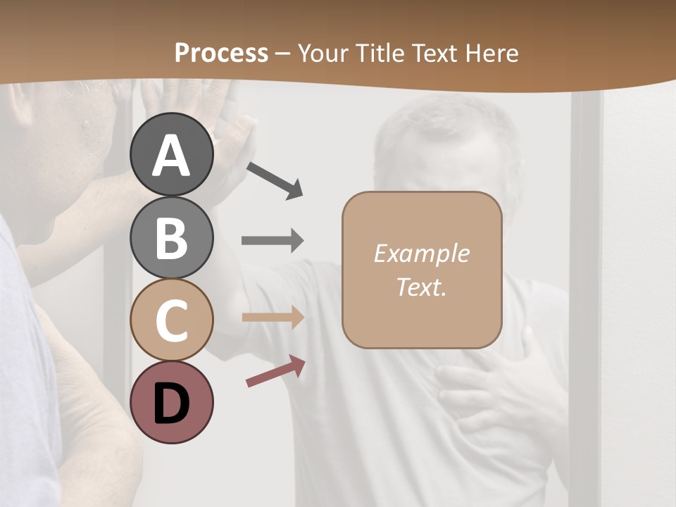 Worried Asian Hurt PowerPoint Template