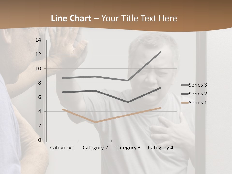 Worried Asian Hurt PowerPoint Template