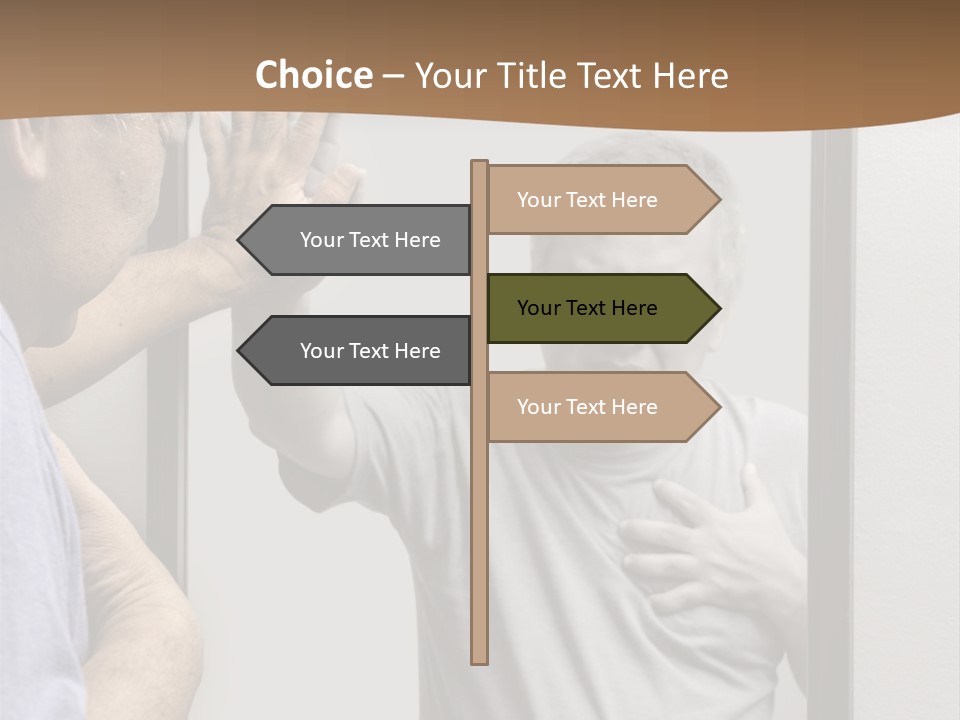 Worried Asian Hurt PowerPoint Template