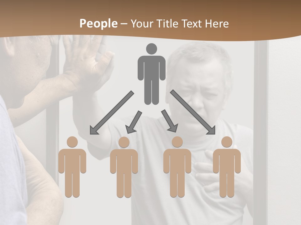 Worried Asian Hurt PowerPoint Template
