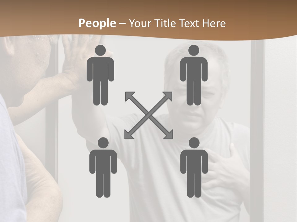 Worried Asian Hurt PowerPoint Template