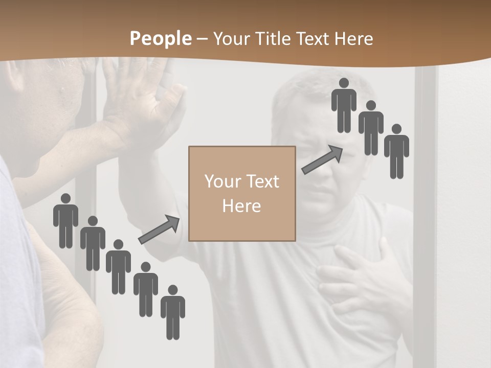 Worried Asian Hurt PowerPoint Template