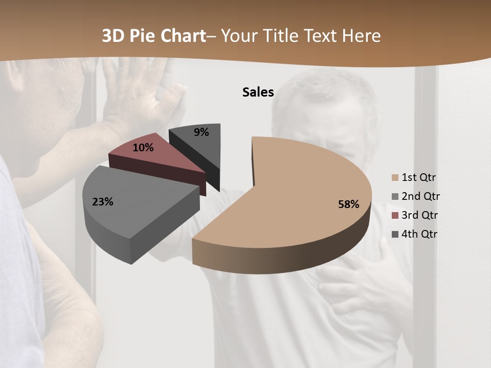 Worried Asian Hurt PowerPoint Template