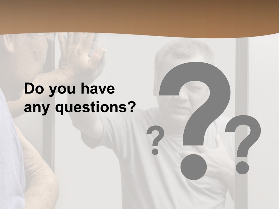 Worried Asian Hurt PowerPoint Template