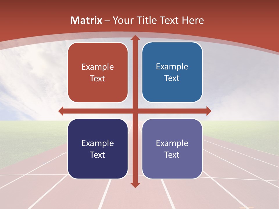 Stadium Athletic Cloud PowerPoint Template