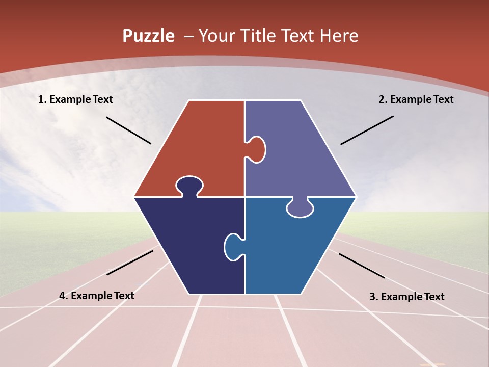 Stadium Athletic Cloud PowerPoint Template