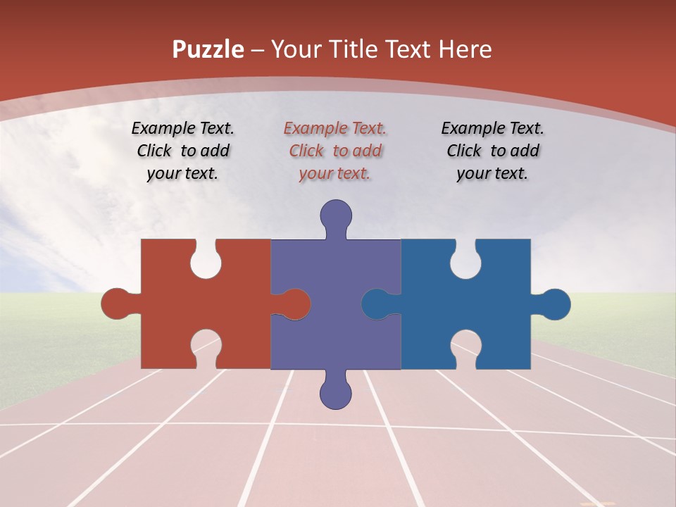 Stadium Athletic Cloud PowerPoint Template