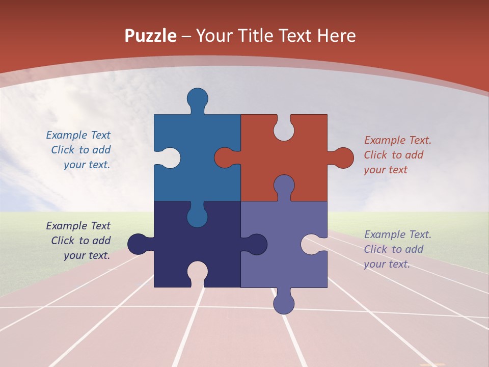 Stadium Athletic Cloud PowerPoint Template