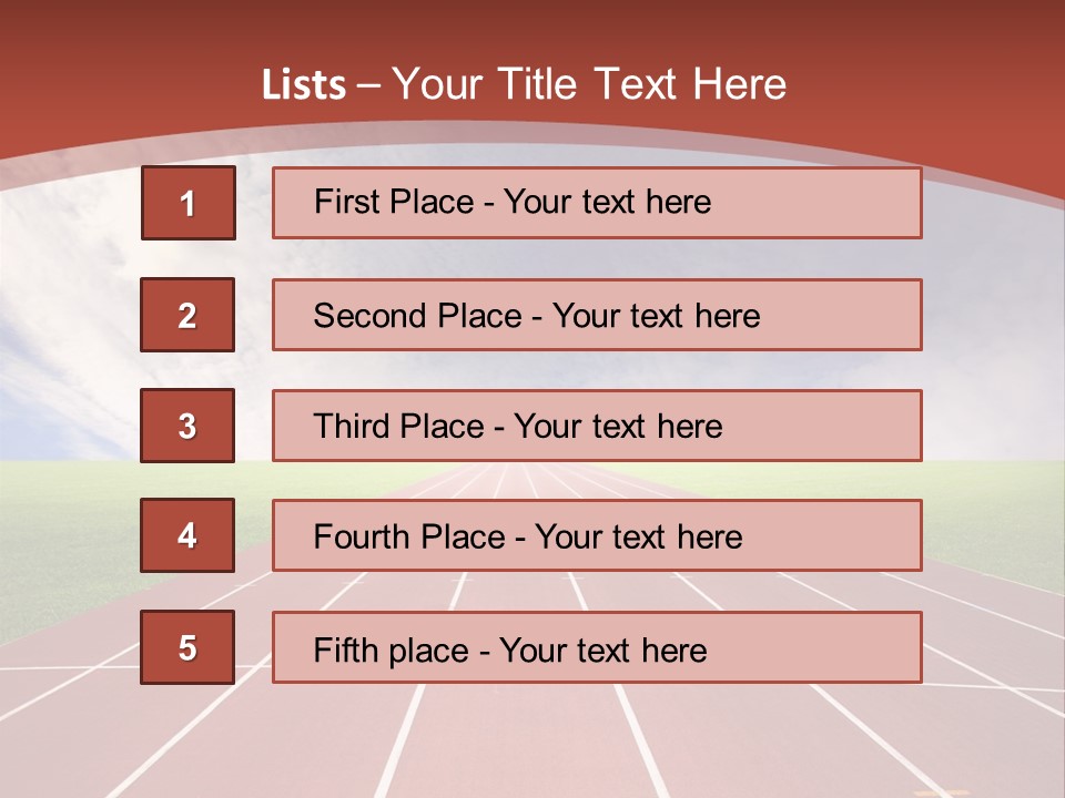 Stadium Athletic Cloud PowerPoint Template
