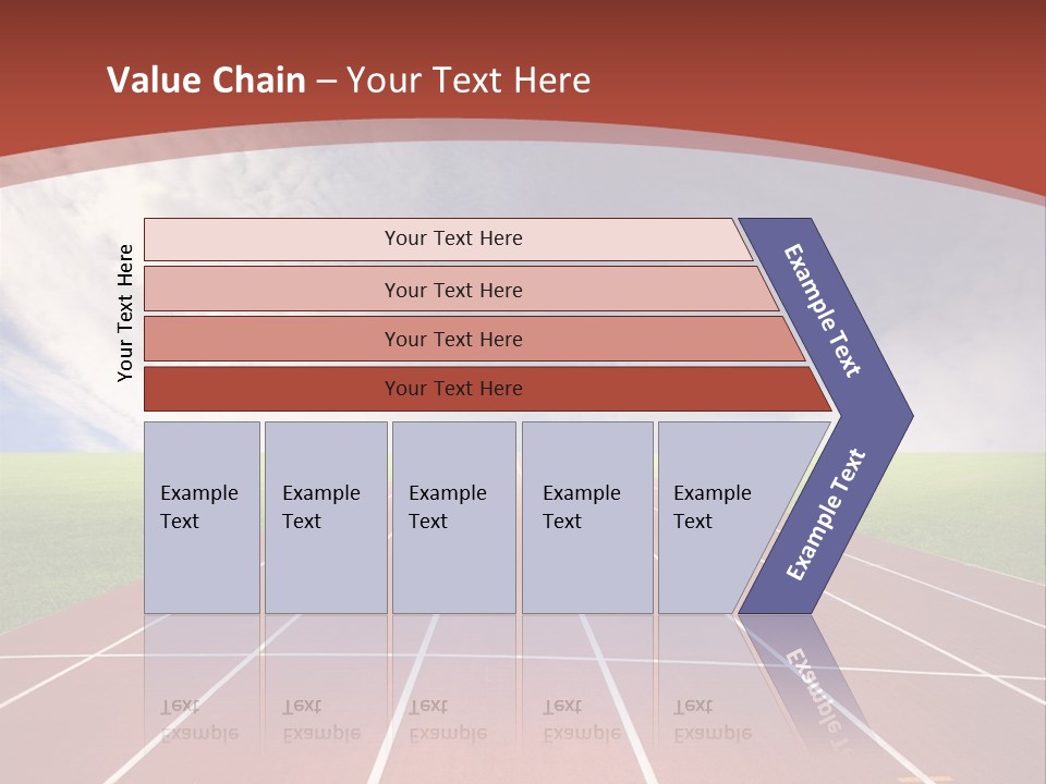 Stadium Athletic Cloud PowerPoint Template