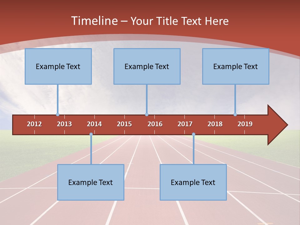 Stadium Athletic Cloud PowerPoint Template