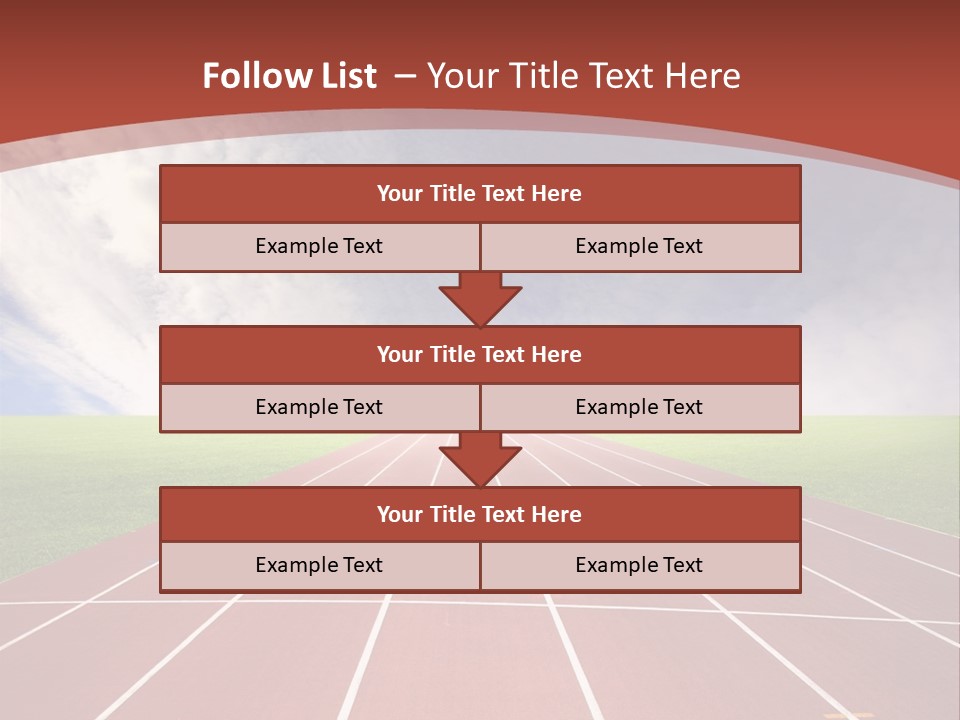 Stadium Athletic Cloud PowerPoint Template