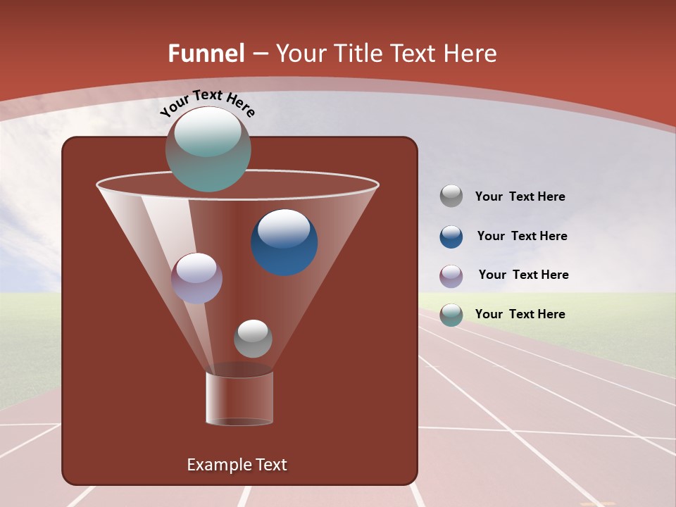 Stadium Athletic Cloud PowerPoint Template