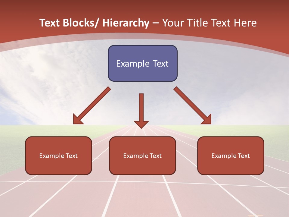 Stadium Athletic Cloud PowerPoint Template