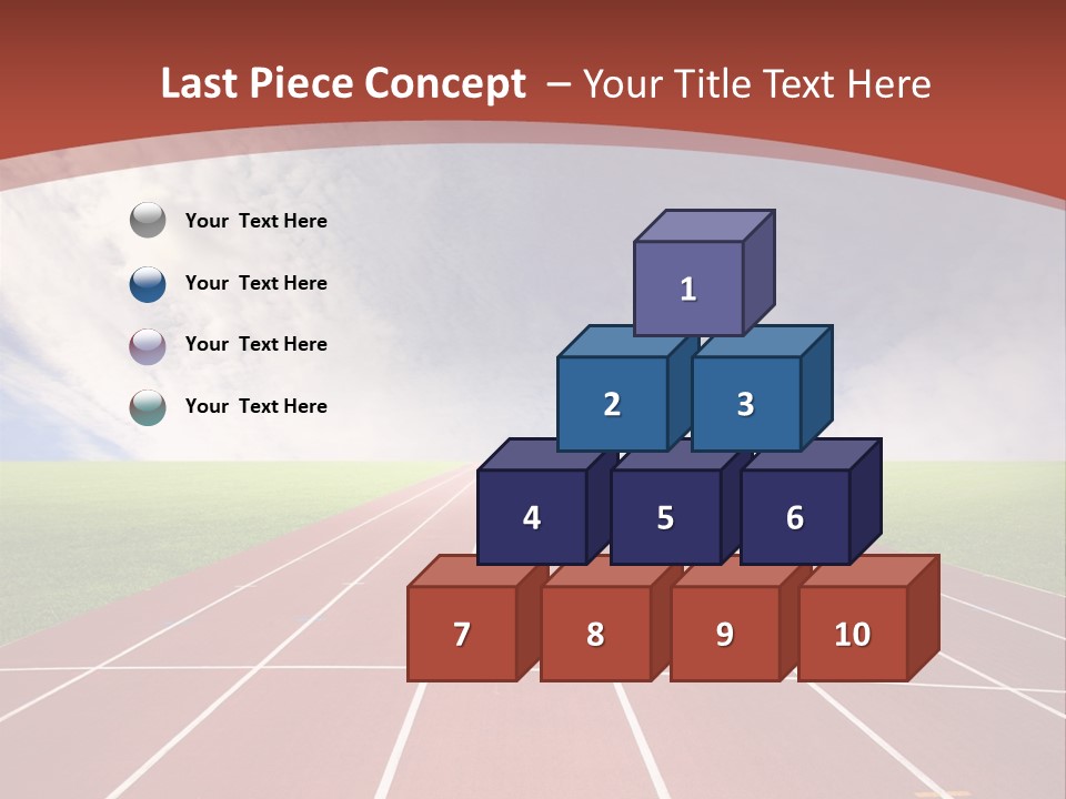 Stadium Athletic Cloud PowerPoint Template