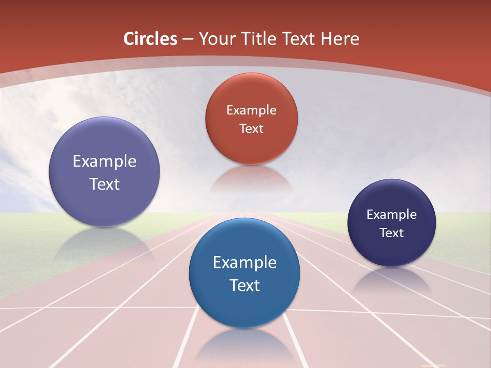 Stadium Athletic Cloud PowerPoint Template