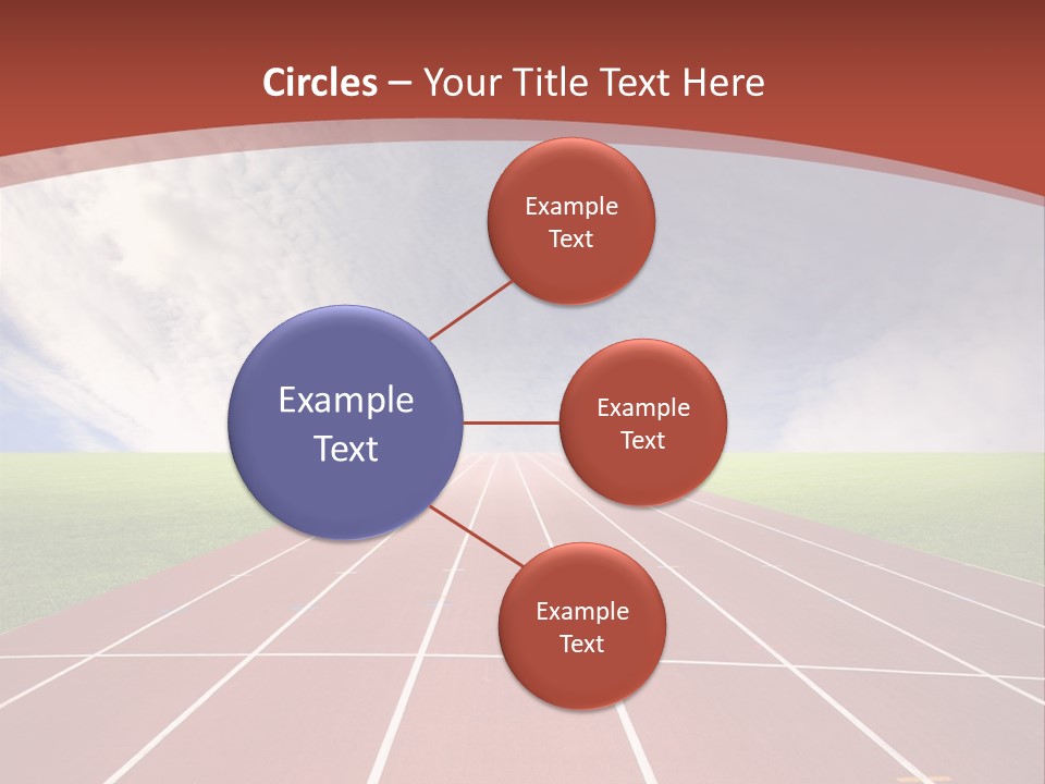 Stadium Athletic Cloud PowerPoint Template