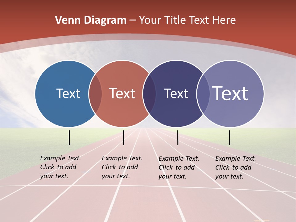 Stadium Athletic Cloud PowerPoint Template