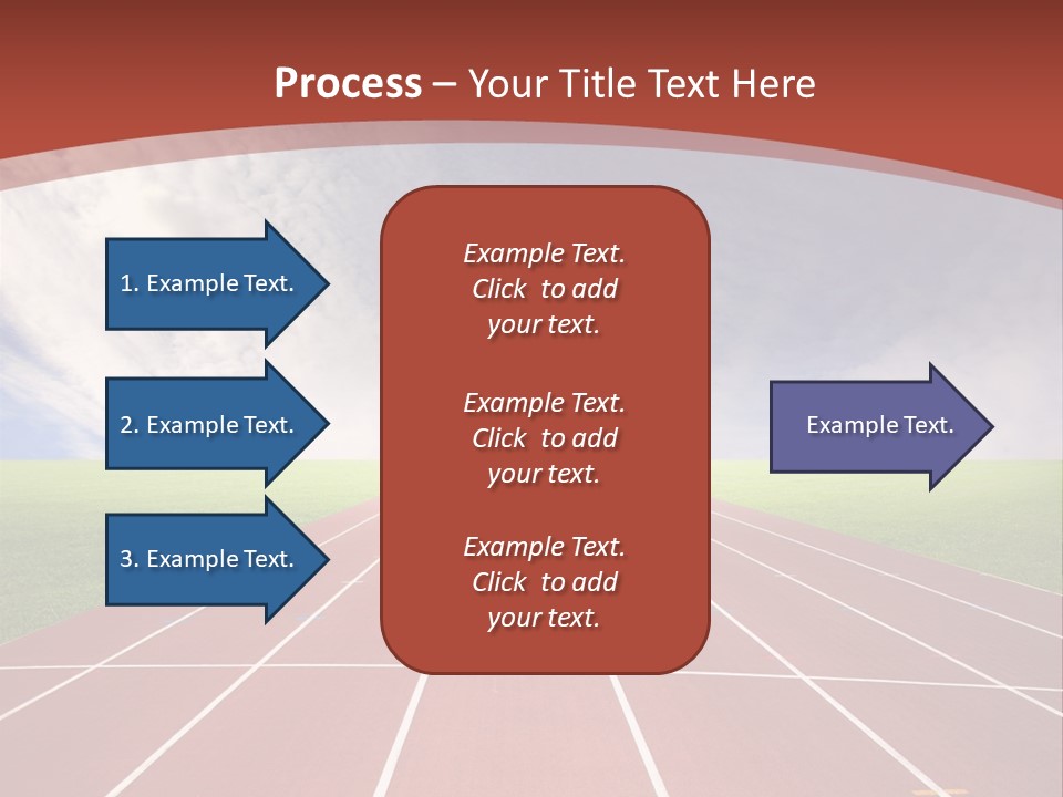 Stadium Athletic Cloud PowerPoint Template