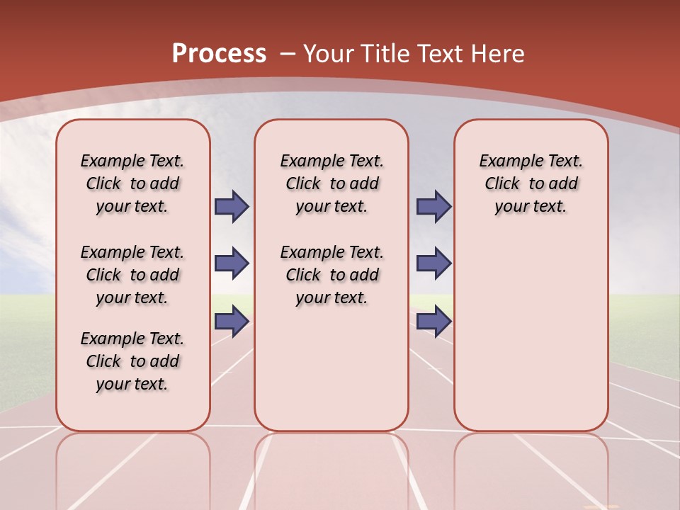 Stadium Athletic Cloud PowerPoint Template