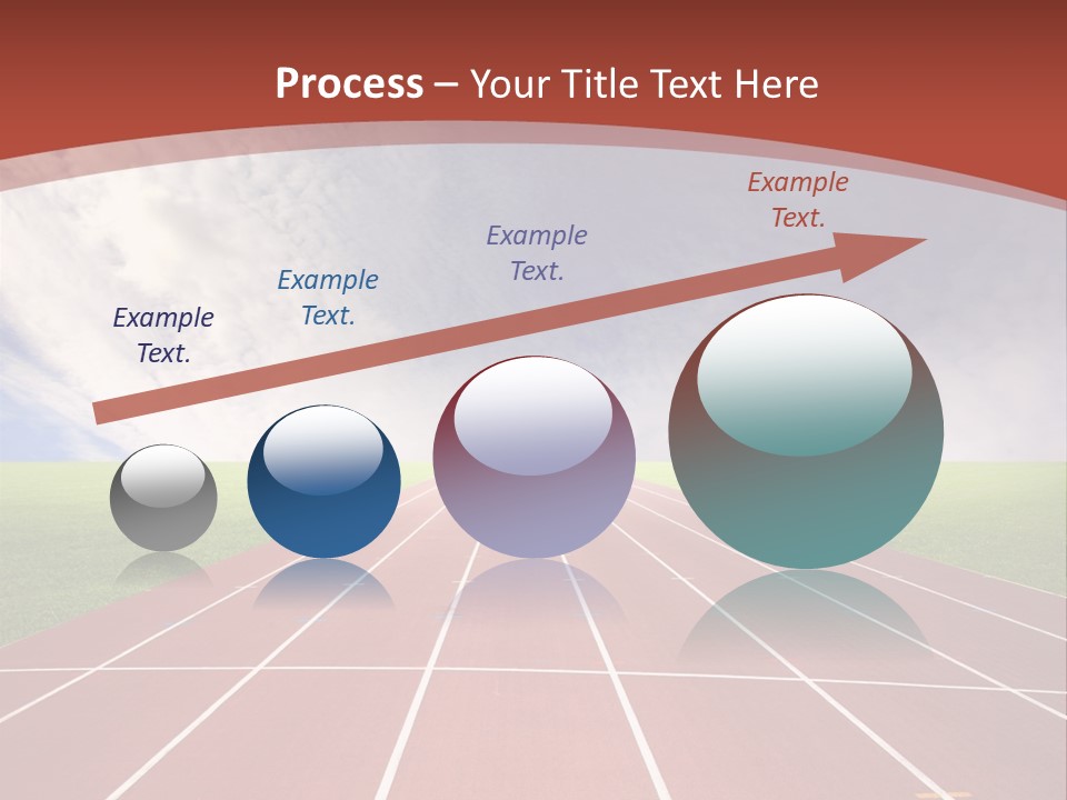 Stadium Athletic Cloud PowerPoint Template