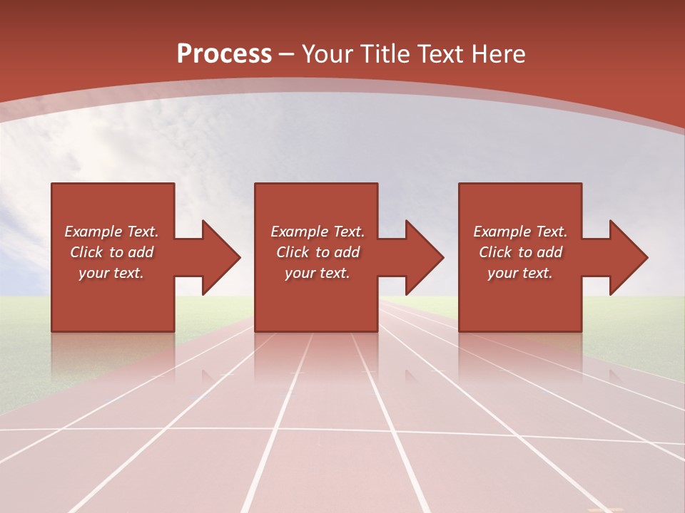 Stadium Athletic Cloud PowerPoint Template