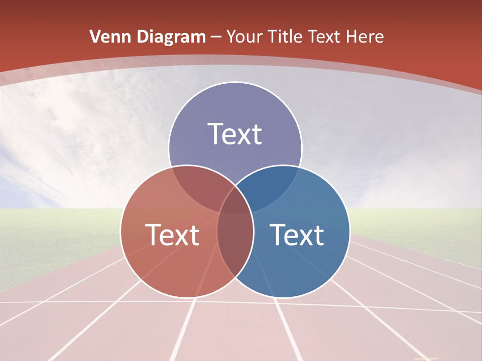 Stadium Athletic Cloud PowerPoint Template