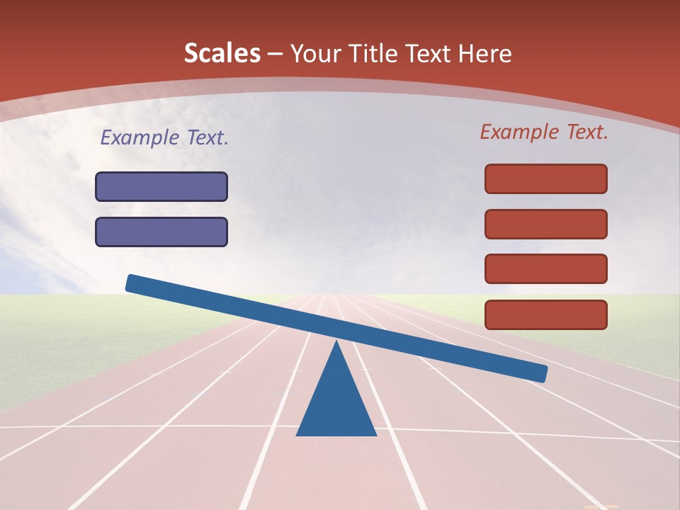 Stadium Athletic Cloud PowerPoint Template