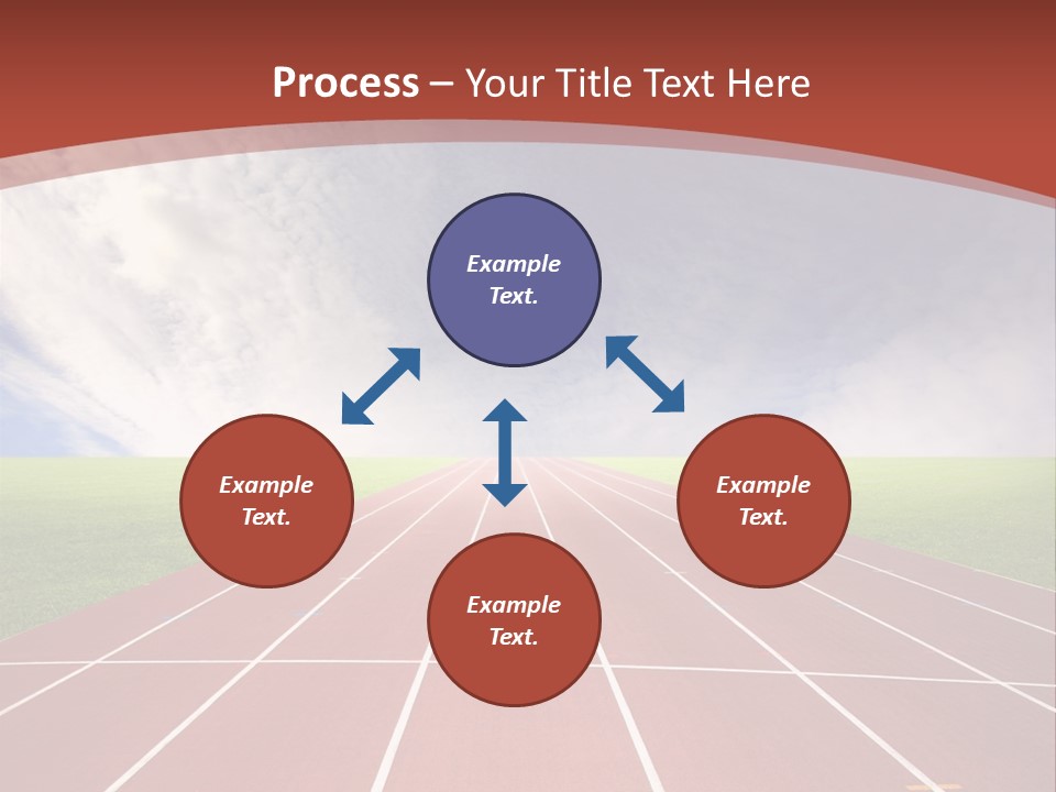 Stadium Athletic Cloud PowerPoint Template