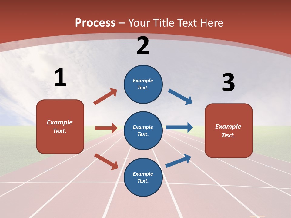 Stadium Athletic Cloud PowerPoint Template