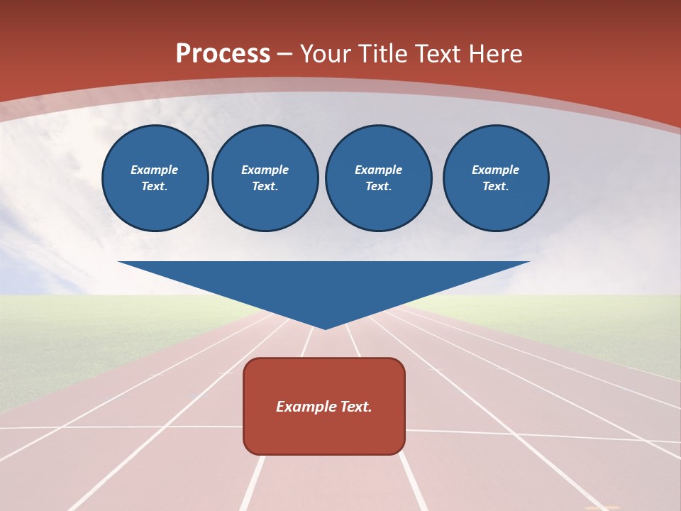 Stadium Athletic Cloud PowerPoint Template