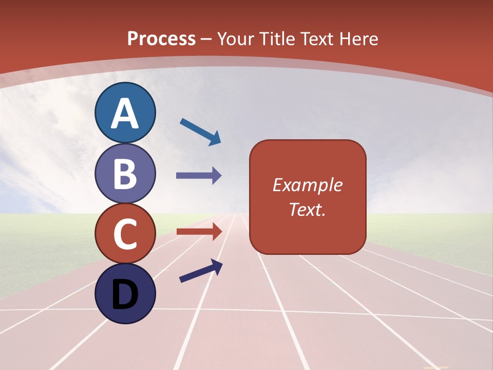 Stadium Athletic Cloud PowerPoint Template