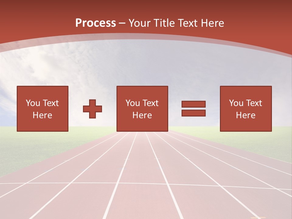 Stadium Athletic Cloud PowerPoint Template